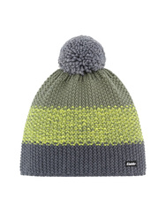 CZAPKA EISBAR STAR POMPON Grey/Lime